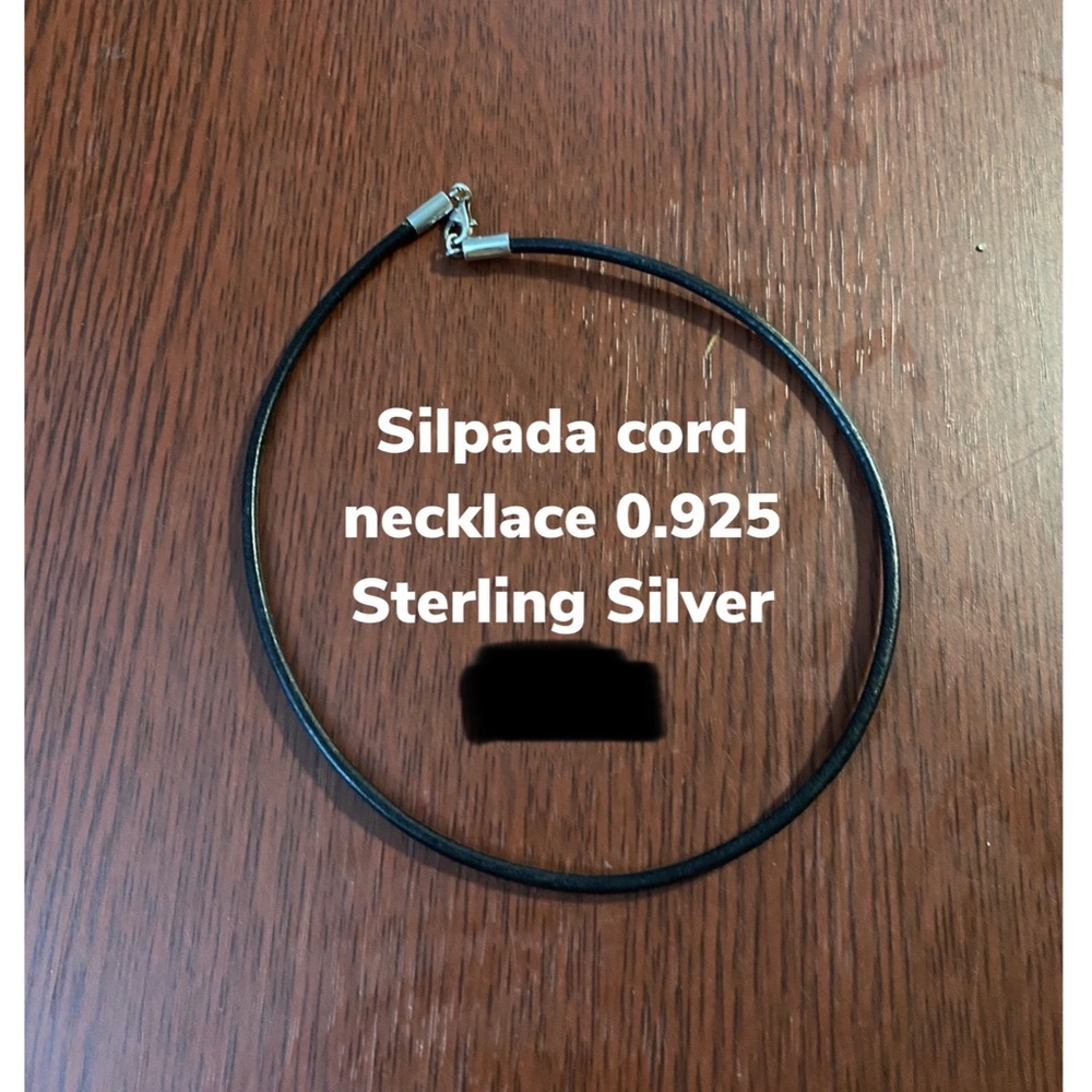 SILPADA Black Cord Necklace
